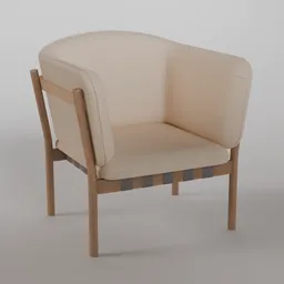 Dowel Lounge Armchair W0