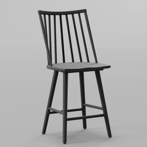 Solid Wood Counter Stool