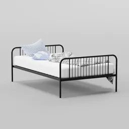 Misty SS bed charcoal