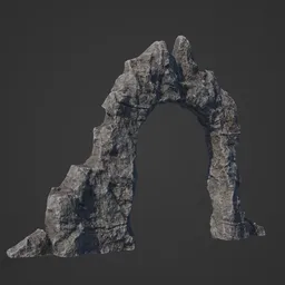 Granite Arch Rock Rugged