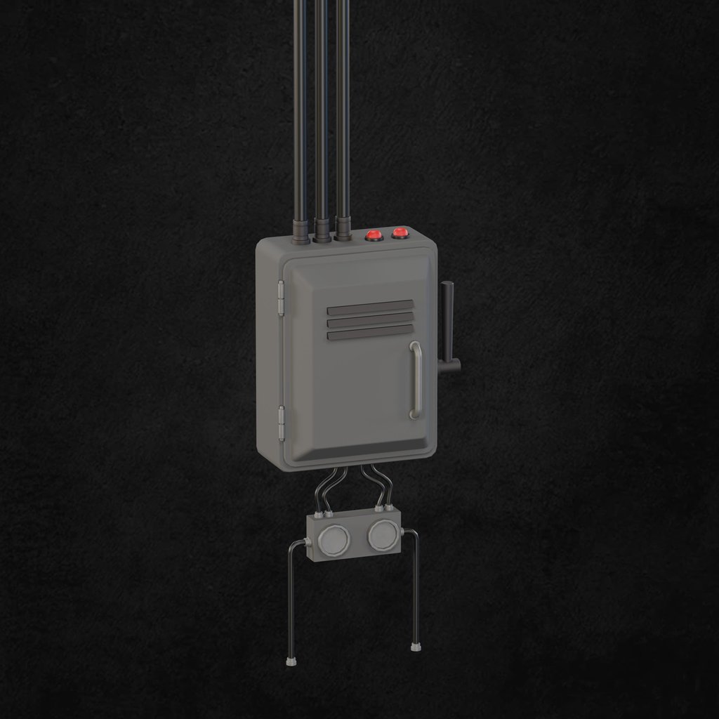 Control Panel | Industrial Equipment models | BlenderKit