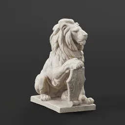 Lion sculpture