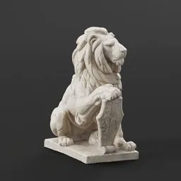 statue of Lion sculpture