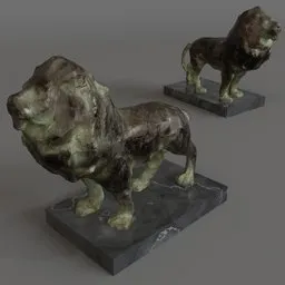 Lion sculpture