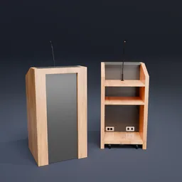 QBoxZ Lectern Podium