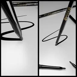 Eye kajal swatch Writing animation