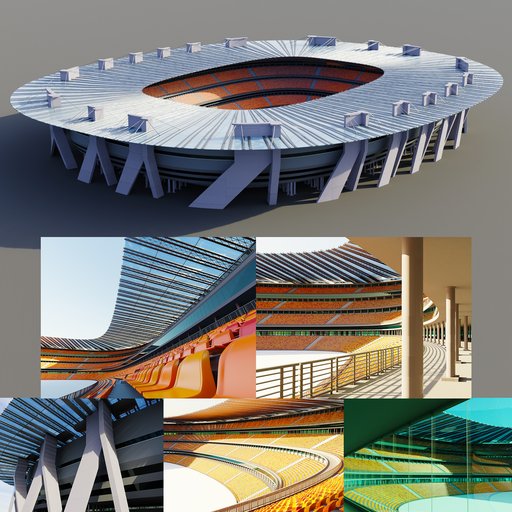 A Realistic Modern Stadium