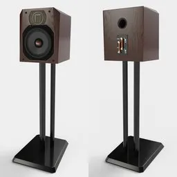 Studio HD Monitors Brown Wood