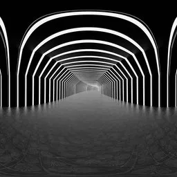 Futuristic Light Tunnel