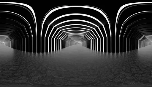 Futuristic Light Tunnel