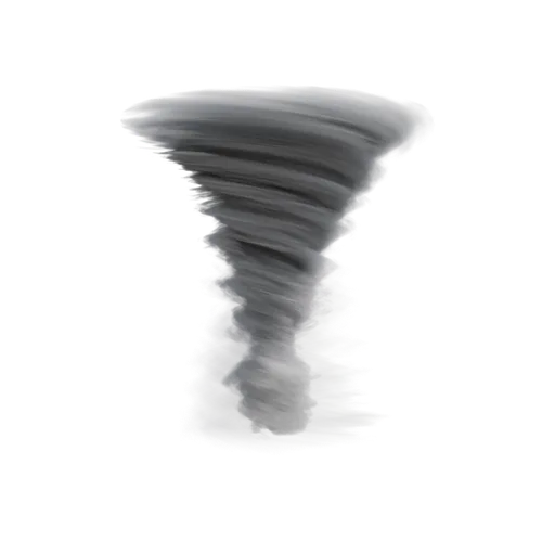 Procedural Tornado material texture for 3D rendering, PBR-ready for Blender and VFX applications.