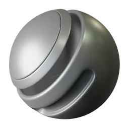 Light grey metallic plastic