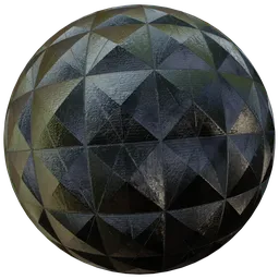 Black square pyramid