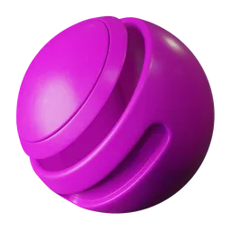 Pink painted lightly scratched metal