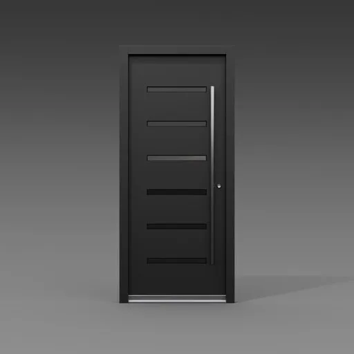 Linear Glass Door