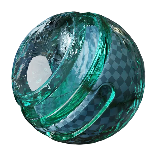 Faceted Crystal Glass