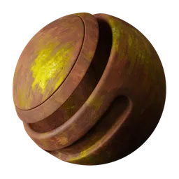 Gold Rusted Metal