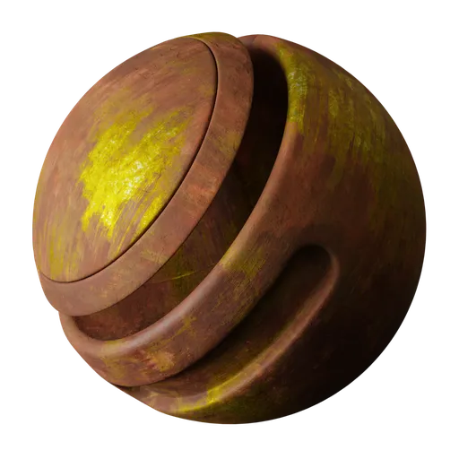 Gold Rusted Metal