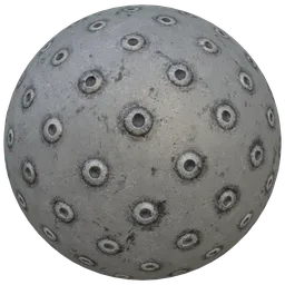 Metal treadplate studs