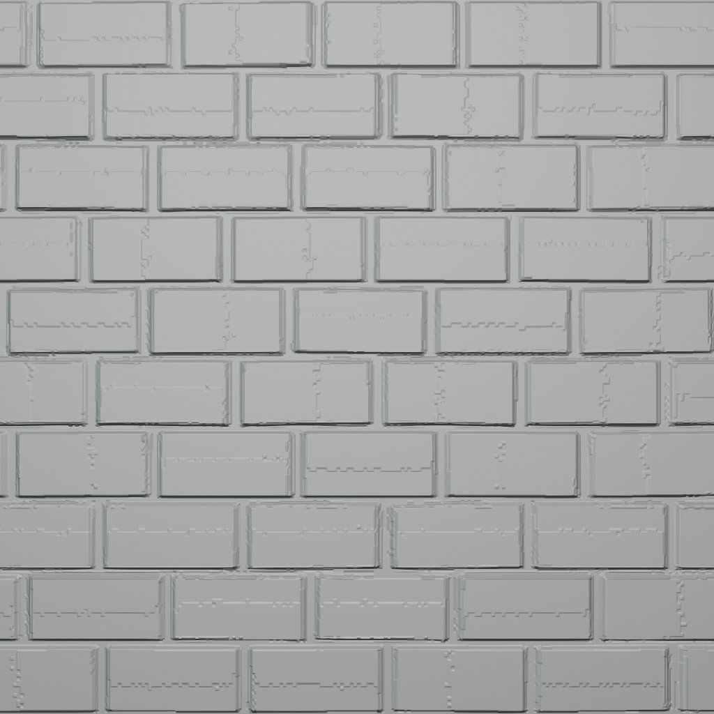Brick FREE 3D pattern brushes BlenderKit