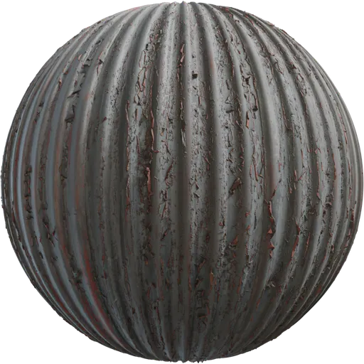 Worn Corrugated Iron