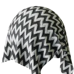 Zig zag fabric