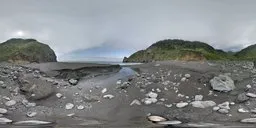 Cloudy and humid seaside