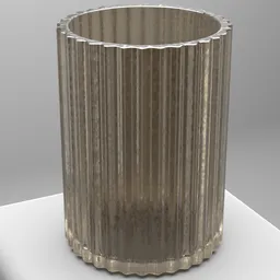 "Glass Curvy Decoration Vase - Blender 3D model inspired by George B. Bridgman, Theodor Philipsen, Charles Ginner, and Gustave Baumann. This silver vase, featuring an orthographic front view and a corrugated hose, is perfect for 3D artists and enthusiasts using Blender 3D software. Enhance your creations with this brass plated masterpiece rendered with radiosity for a stunning visual appeal."