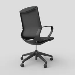 Modern Office Chair LP PBR4K Bl-Bl Perf