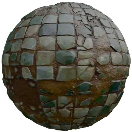 Broken Mudy Stone Floor
