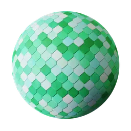 Emerald Mix Hexagonal Mosaic