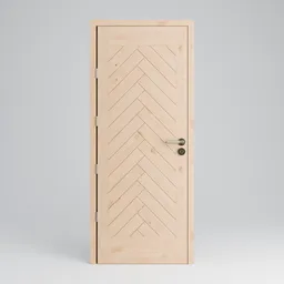 Montauk Herringbone Door