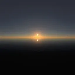 Sun, sunset, sky, sea
