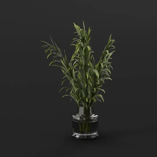 Green Reed Plant