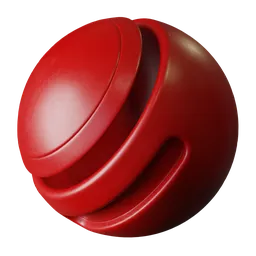 Red Matte Plastic