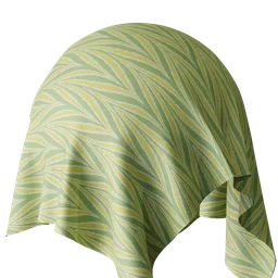 Graphical Green Jacquard
