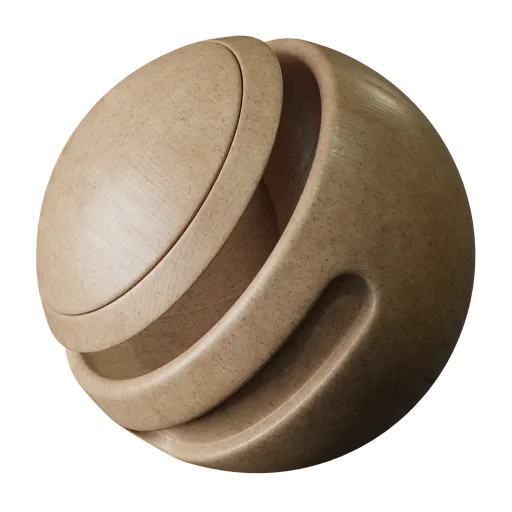 High-resolution wet cardboard PBR texture for 3D modeling in Blender, ideal for realistic paper material effects.