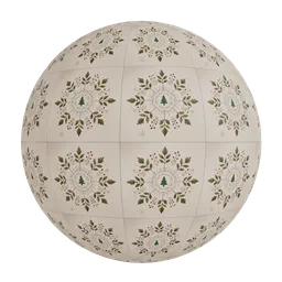 Festive snowflake wallpaper