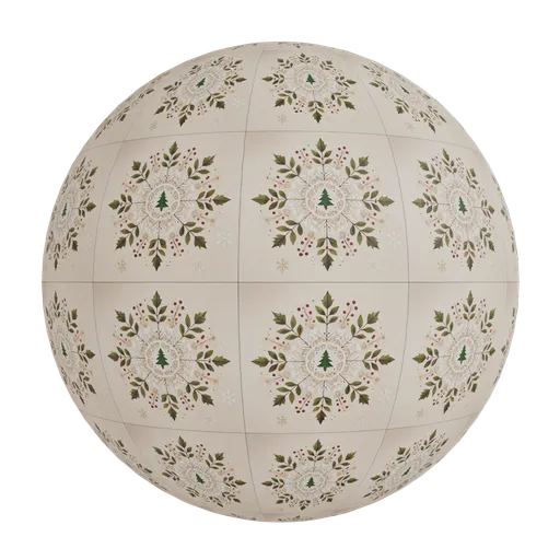 Festive snowflake wallpaper