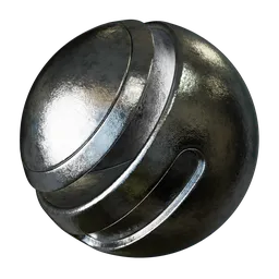 Worn Chrome Metal