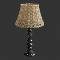 Medium Wicker Lampshade