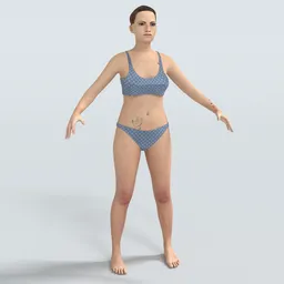 Zoe Character Rigged