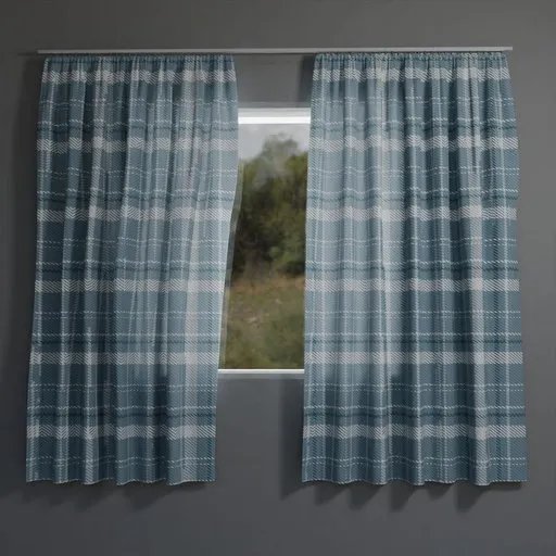 Curtain on rod