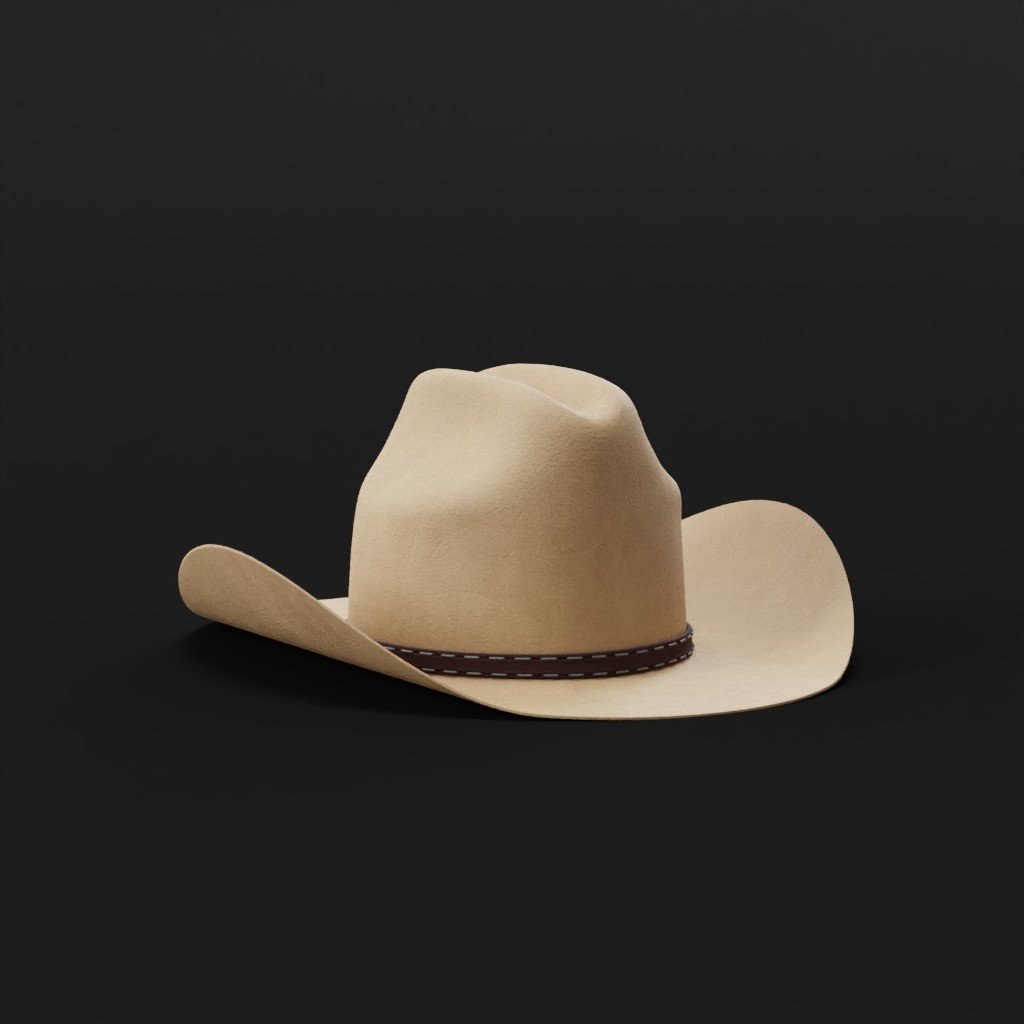 Stetson Hat | Headwear models | BlenderKit