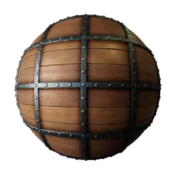 Wood Metal Rivets Redwood