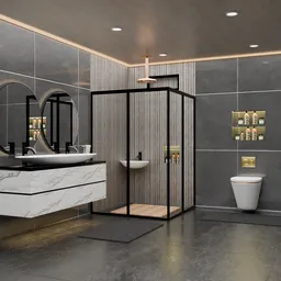 Modern Luxury Bathroom Interior