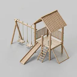 Playground - Slide swing plataform