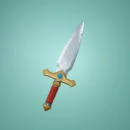 Stylized Knife Game Asset