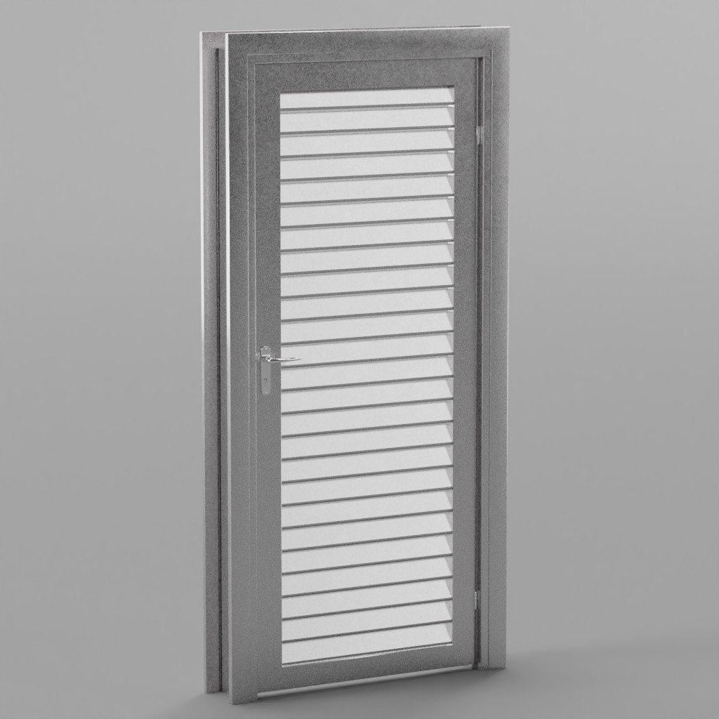 Metalic Door FREE Doors models BlenderKit