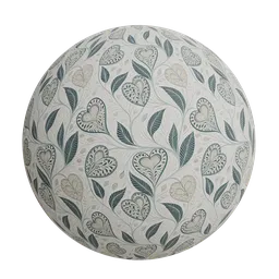Heart ornate wallpaper